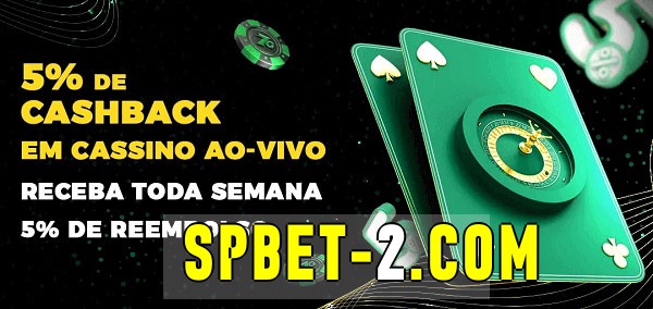 Promoções do cassino ao Vivo spbet 